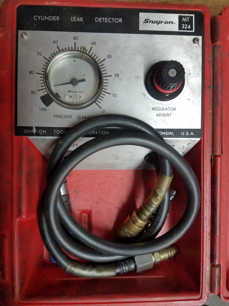 SnapOn Leak down Tester, leak down test