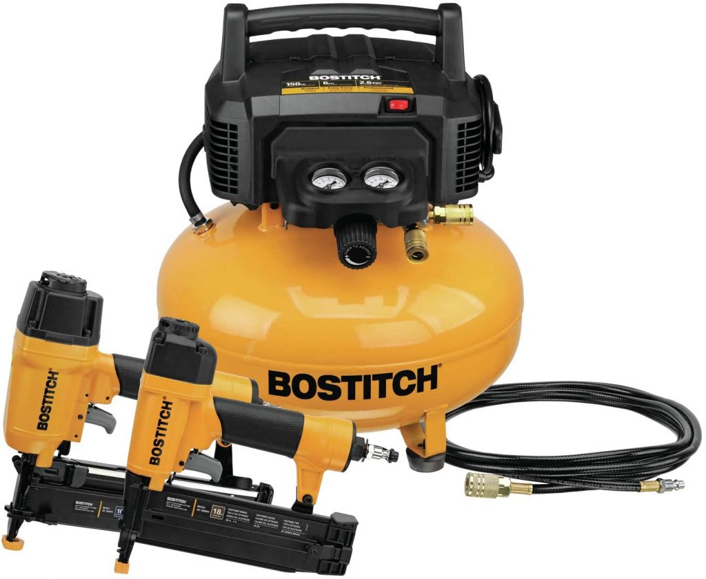 Bostitch 2 gun air compressor kit