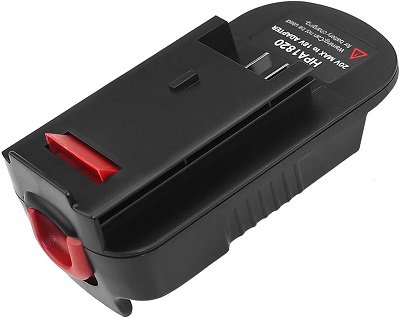 Conversion piece for Black and Decker 18 Volt tools