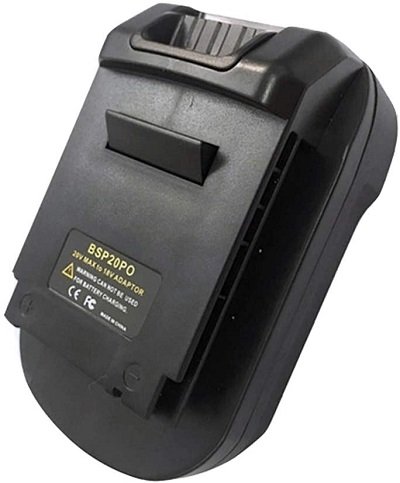 Conversion part for 18V to 20V batteries